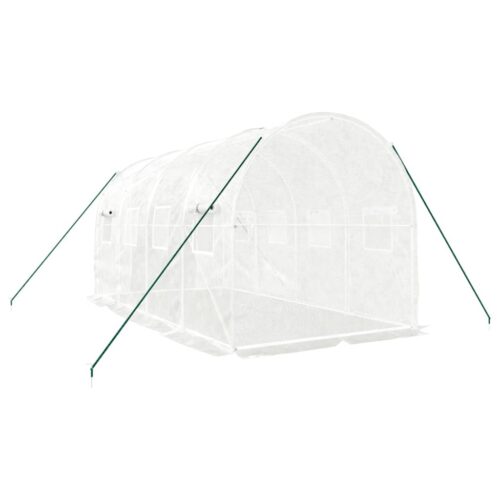 Greenhouse with Steel Frame White 8m 4x2x2m - Image 6
