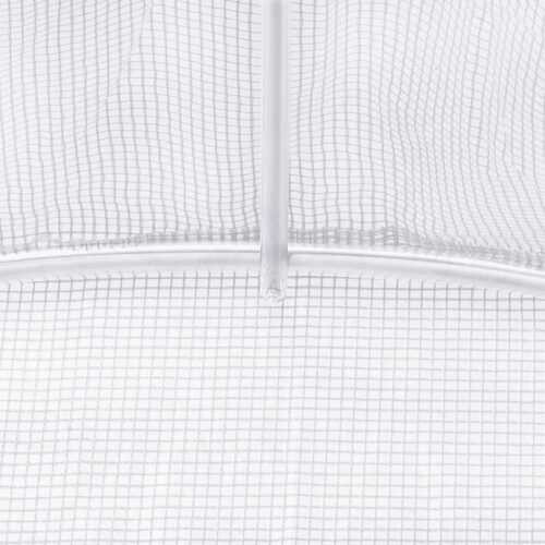 Greenhouse with Steel Frame White 8m 4x2x2m - Image 9