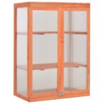 Wood Garden Greenhouse Herbs Flowers Bed Hot Plant Box Planter 75x47x109cm