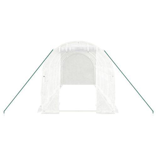 Greenhouse with Steel Frame White 12m 6x2x2m - Image 4