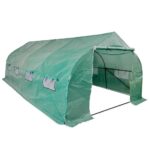 Portable Polytunnel Greenhouse Steel Frame Walk-in 18m