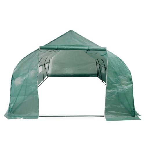 Portable Polytunnel Greenhouse Steel Frame Walk-in 18m - Image 2