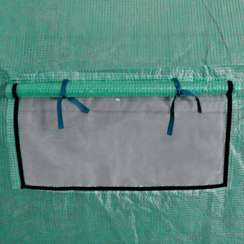 Portable Polytunnel Greenhouse Steel Frame Walk-in 18m - Image 4