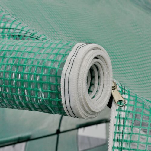 Portable Polytunnel Greenhouse Steel Frame Walk-in 18m - Image 5