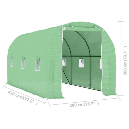 Greenhouse 9m 4.5x2x2m - Image 11