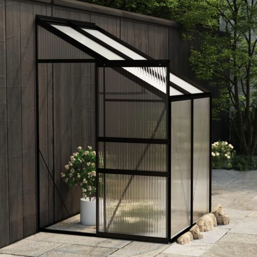 Aluminium Frame Greenhouse Transparent Walk-in Garden Shed Plant Storage House - Image 10