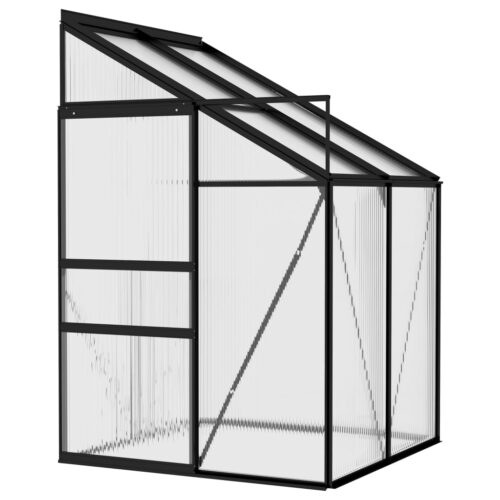 Aluminium Frame Greenhouse Transparent Walk-in Garden Shed Plant Storage House