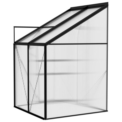 Aluminium Frame Greenhouse Transparent Walk-in Garden Shed Plant Storage House - Image 7