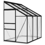 Aluminium Frame Greenhouse Transparent Walk-in Garden Shed Plant Storage House