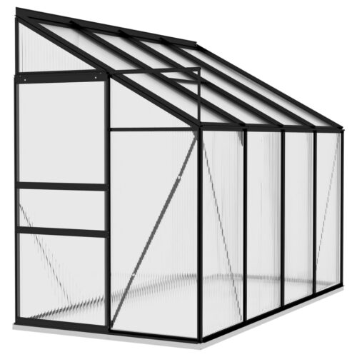 Aluminium Frame Greenhouse Transparent Walk-in Garden Shed Plant Storage House