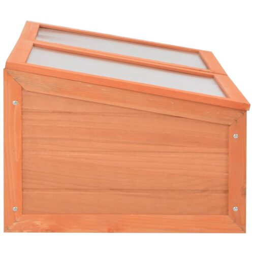 Wood Garden Greenhouse Herbs Flowers Bed Hot Plant Box Planter 100x50x34cm - Image 5
