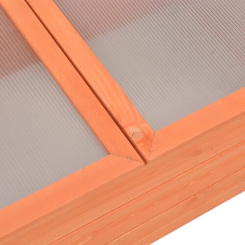 Wood Garden Greenhouse Herbs Flowers Bed Hot Plant Box Planter 100x50x34cm - Image 7