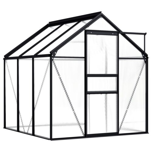 Aluminium Frame Greenhouse Transparent Walk-in Garden Shed Plant Storage House