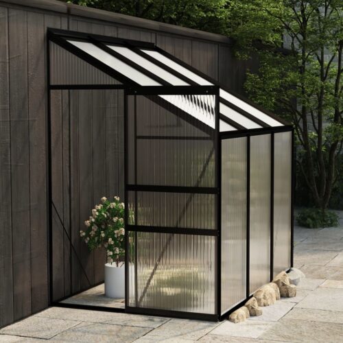 Aluminium Frame Greenhouse Transparent Walk-in Garden Shed Plant Storage House - Image 10