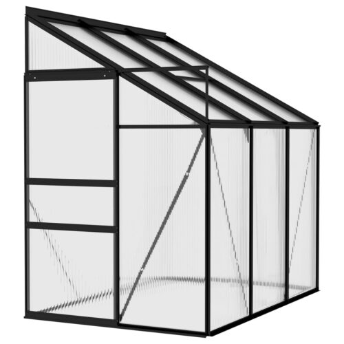 Aluminium Frame Greenhouse Transparent Walk-in Garden Shed Plant Storage House