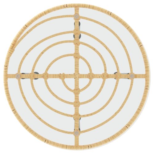 3-Piece Garden Dining Set Poly Rattan Wicker Outdoor Patio Furniture - Image 7