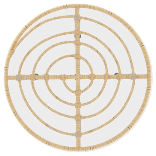 3-Piece Garden Dining Set Poly Rattan Wicker Outdoor Patio Furniture - Image 7