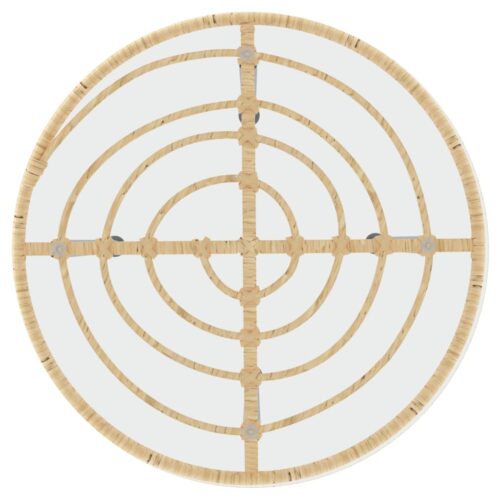3-Piece Garden Dining Set Poly Rattan Wicker Outdoor Patio Furniture - Image 8