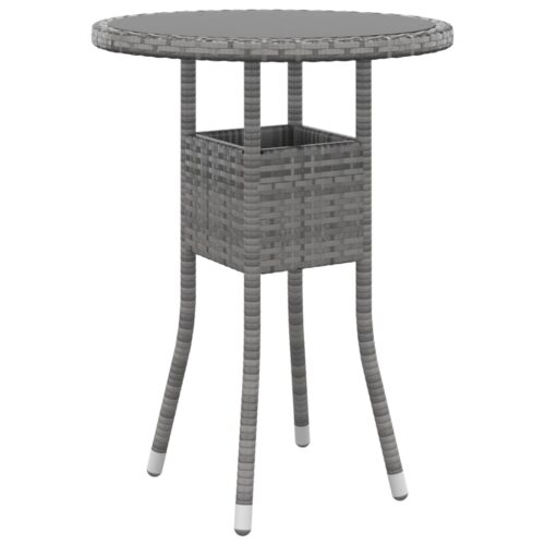 3-Piece Garden Dining Set Outdoor Patio Bistro Balcony Sofa Chairs Table Wicker - Image 2