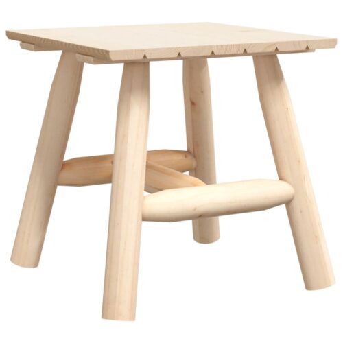 Side Table 49x49x50cm Solid Wood Spruce