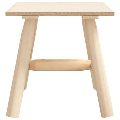 Side Table 49x49x50cm Solid Wood Spruce - Image 4