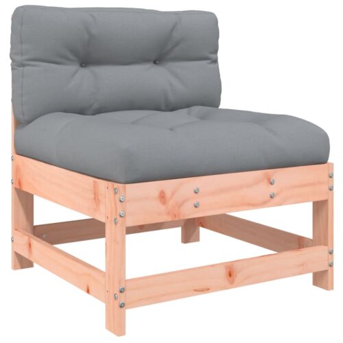 3-Piece Garden Lounge Set with Cushions Solid Wood Douglas - Image 6