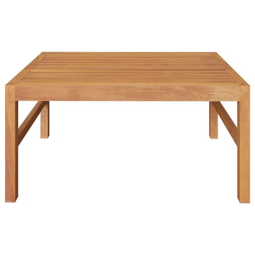 Outdoor Garden Table Teak Wood Timber Patio Sofa Lounge Coffee Tea Stand 63x63x30cm - Image 2