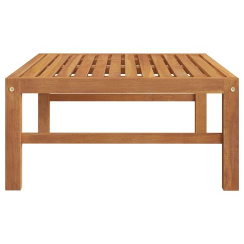 Outdoor Garden Table Teak Wood Timber Patio Sofa Lounge Coffee Tea Stand 63x63x30cm - Image 4