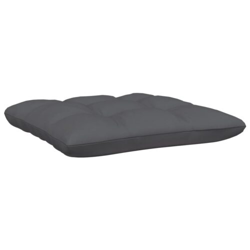 2-Seater Garden Sofa with Cushions Grey Solid Pinewood - Image 6