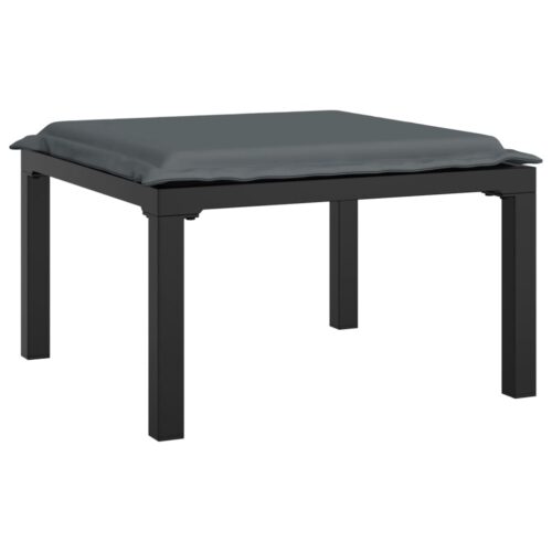 3-Piece Garden Lounge Set Black Grey Poly Rattan - Image 6