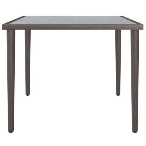Garden Table Grey 48x48x37cm Steel - Image 4