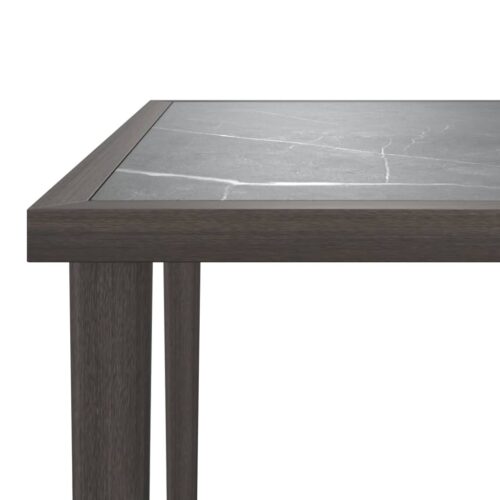 Garden Table Grey 48x48x37cm Steel - Image 5