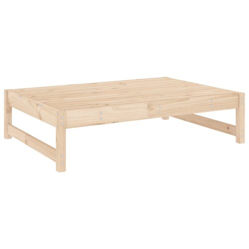 120x80cm Pine Wood Outdoor Footstool Garden Patio Bench Ottoman Chair Seat - Image 3