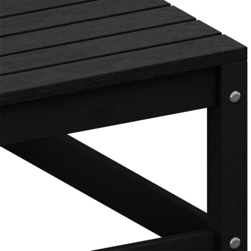 Garden Corner Sofa with Anthracite Cushions Solid Pinewood - Image 5