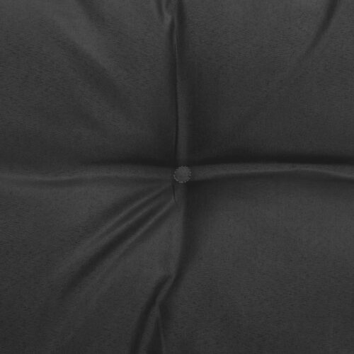 Garden Middle Sofa with Anthracite Cushions White Solid Pinewood - Image 10