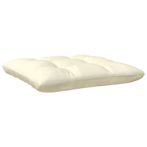 3-Piece Garden Lounge Set with Cream Cushions Solid Pinewood - Image 7