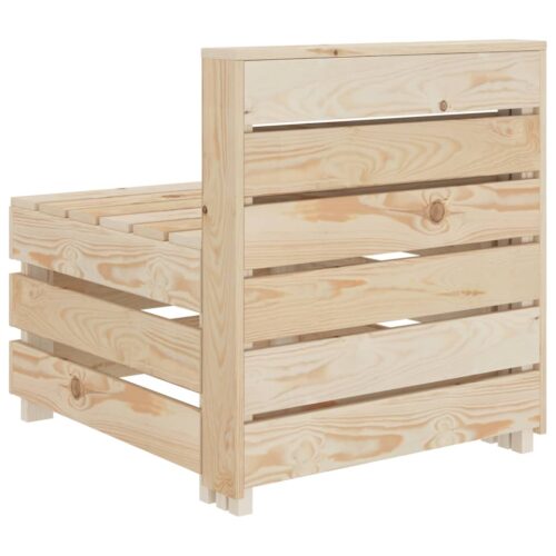 Outdoor Pallet Sofa Garden Patio Lounge Seat Bench Chair Pine Wood Wooden Rustic - Image 4