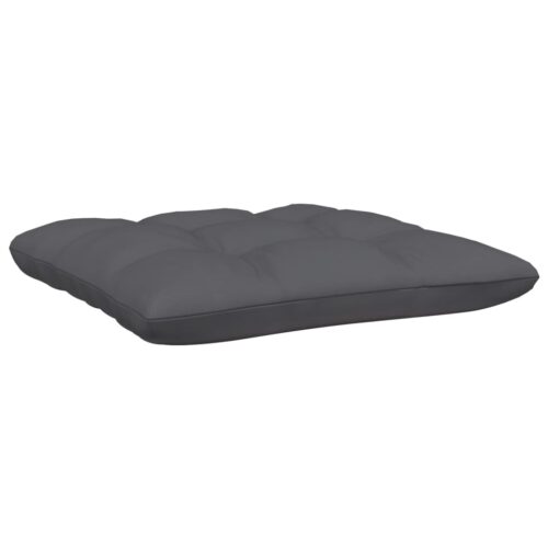Anthracite Grey Pine Wood Outdoor Footstool Garden Patio Bench Ottoman Chair Seat - Image 5