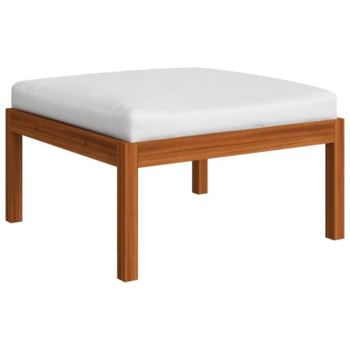 3-Piece Garden Lounge Set with Cushions Solid Acacia Wood - Image 9