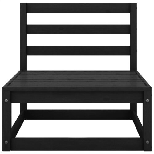 Garden Middle Sofas with Anthracite Cushions 2pcs Solid Pinewood - Image 3