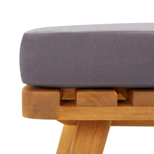 2-Seater Garden Sofa with Cushions Solid Acacia Wood - Image 6