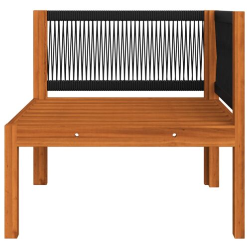 Garden Corner Sofas 2pcs with Cushions Solid Acacia Wood - Image 6
