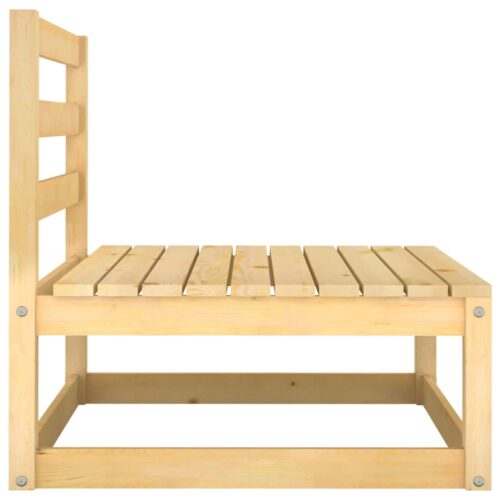 2-Piece Garden Lounge Set with Cushions Solid Pinewood - Image 5