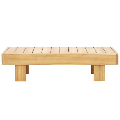 Coffee Table 100x60x25cm Solid Acacia Wood