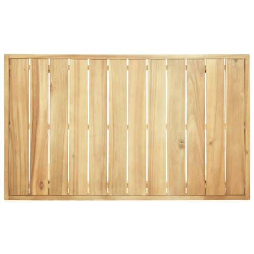 Coffee Table 100x60x25cm Solid Acacia Wood - Image 4