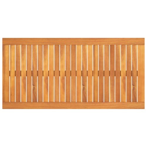 Coffee Table 100x50x33cm Solid Acacia Wood - Image 4