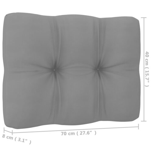 4-Seater Garden Sofa with Cushions Solid Pinewood - Image 10