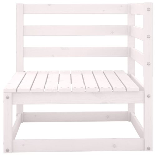Garden Corner Sofa with Anthracite Cushions Solid Pinewood - Image 3