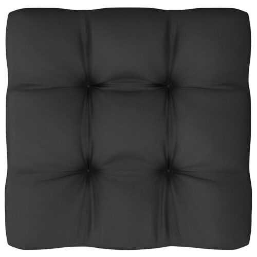 Garden Corner Sofa with Anthracite Cushions Solid Pinewood - Image 9