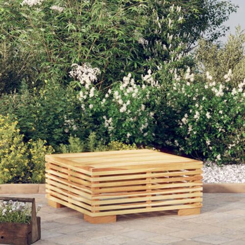 Garden Coffee Table 69.5x69.5x31cm Solid Wood Teak - Image 2
